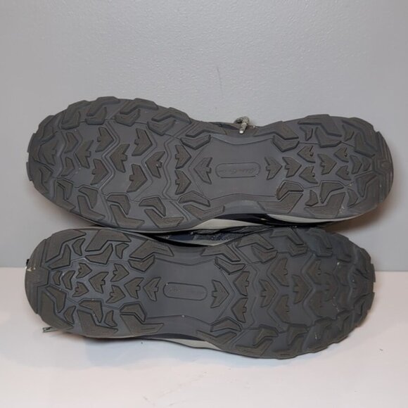 Eddie Bauer Lake Union Hiking Shoes Water Resistant Size 8 + Icetrax Ice Cleats - Picture 10 of 15